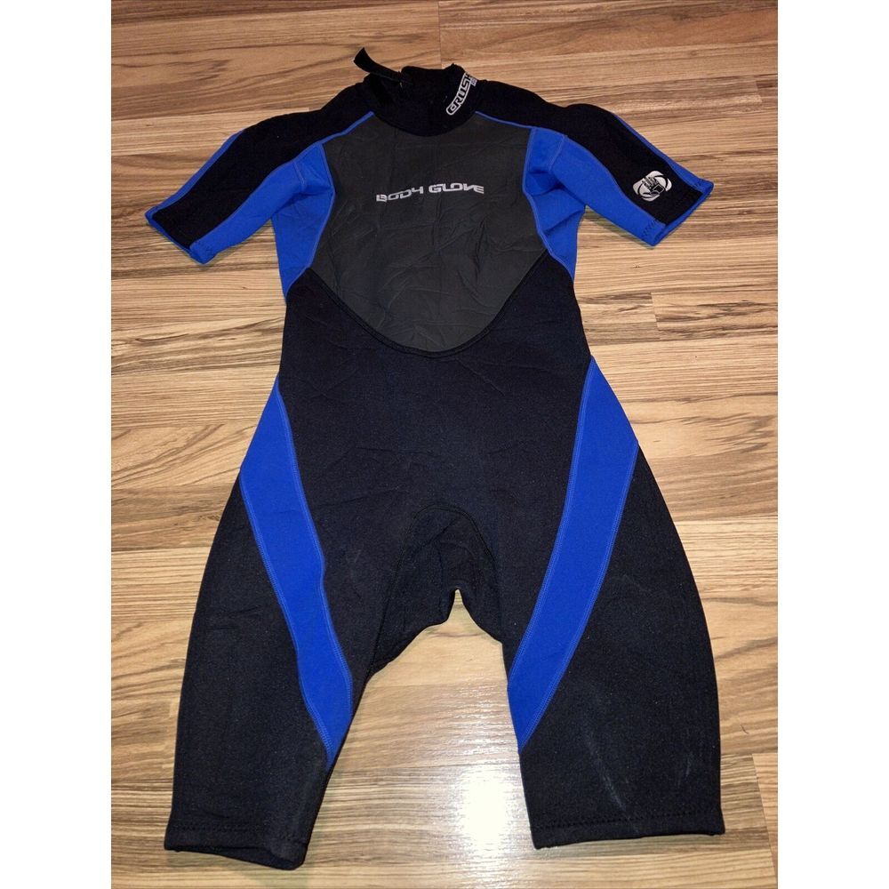 Body Glove Wet Suit Boys‎ Junior Size 14 Crush 2.1mm Shorty Black & Blue